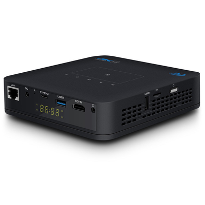 300 루멘 HDMI 입력 DLP 스마트 프로젝터 BT 4.2 전자적 초점 안드로이드 9.0