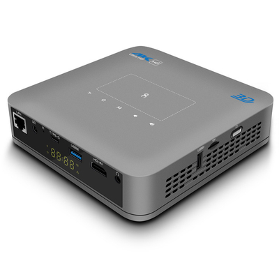 300 루멘 HDMI 입력 DLP 스마트 프로젝터 BT 4.2 전자적 초점 안드로이드 9.0