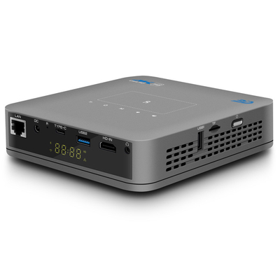 300 루멘 HDMI 입력 DLP 스마트 프로젝터 BT 4.2 전자적 초점 안드로이드 9.0