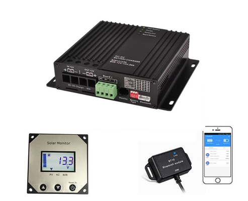 RV 보트 요트 용 12V 30A DC 배터리 충전기 Aluminm 소재