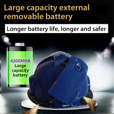 4G 3G 안전 헬밋 카메라를 7 시간 녹음시간 4200mAh 배터리로 지원하세요