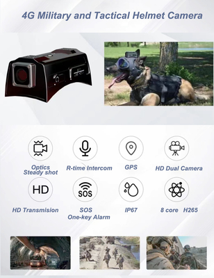 3G 4G Wi-Fi GPS 미니 스마트 헬멧 카메라 비디오 녹화를 위한 4000mAh 배터리 내장
