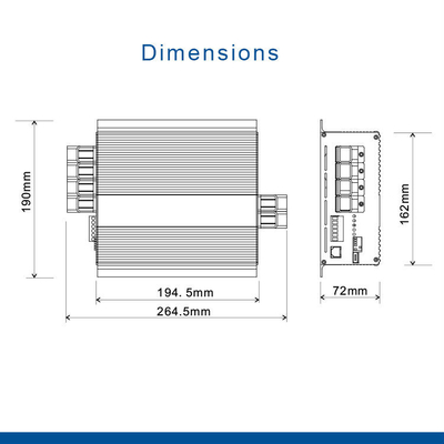 30A 390W DC 배터리 충전기 12V 배터리 온도 보상 가벼운 1.5kg