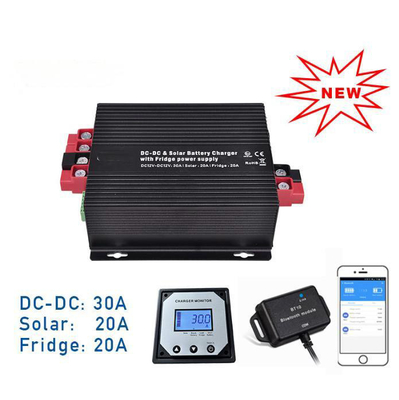 DC-DC 부스터 충전기 12V 30A 태양 MPPT 20A 냉장고 충전기 20A 컨트롤러 RV 차량 자동차 요트