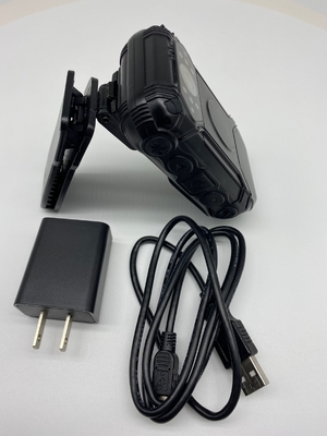 64G IP66 경찰 신체 카메라 1.5W LED 및 120도 각도