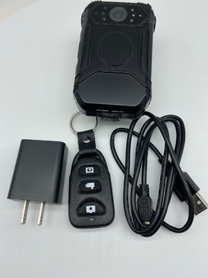 64G IP66 경찰 신체 카메라 1.5W LED 및 120도 각도