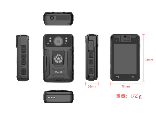 GPS 추적 및 무선 연결을 갖춘 견고한 신체 카메라
