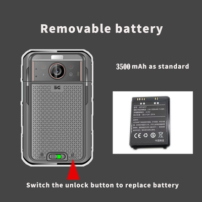 5G 4G 110도 경찰 착용 카메라 13MP 야간 시각 1080P 안드로이드 10.0 시스템
