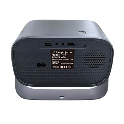 WiFi6 2.4G/5G 802.11a/b/g/n/ac/ax GPU ARM Mali-450 MP2 GPU 720P LCD 프로젝션 기술 소형 휴대용 프로젝터
