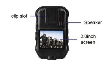 4G 경찰 카메라 리코더 BT4.0, 암시의 신체 카메라 2 인치 터치 스크린