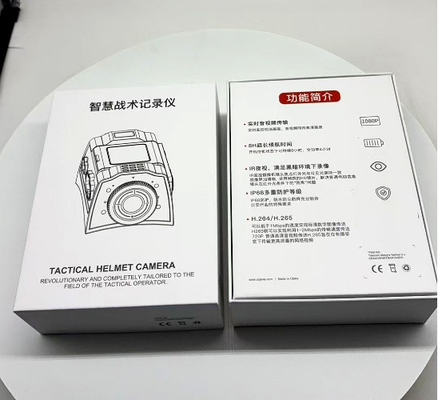 전술 보안 경비 카메라 256kbps-8Mbps 비디오 비트 레이트 및 GB28181 지원을 가진 RJ45 이더넷 케이블