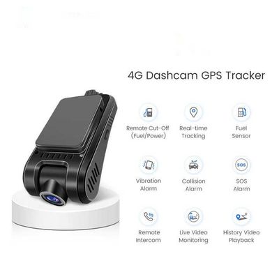 차량 블랙박스 4G 대시캠 GPS 추적기, 쌍방향 대화 및 고급 운전 보조 시스템 4GB DDR 512GB 메모리