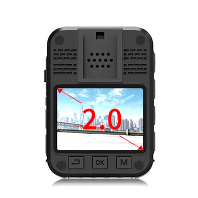 2인치 GPS 개인 미니 몸 착용 카메라