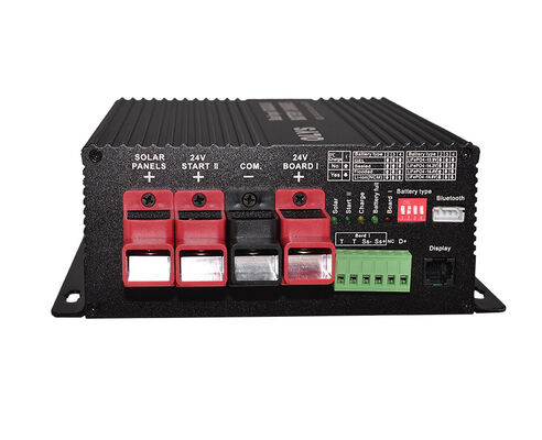 2026 새로운 24V-24V B2B 50A MPPT 30A 듀얼 입력 DC 및 태양 전지 충전기