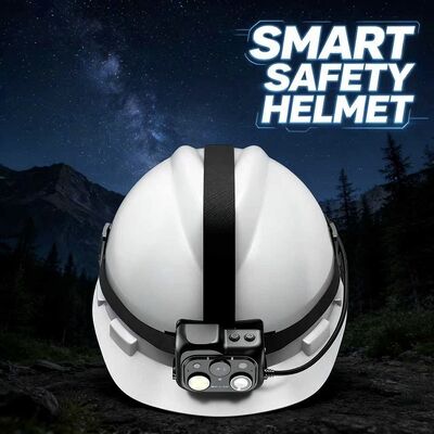 안전 헬멧 카메라 나노 SIM 카드 TF 카드 저장 옵션 LED 조명 및 클러스터 PTT 인터컴 및 AI 알고리즘 지원