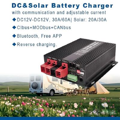 12V 30A 60A DC-DC 태양전지 충전기 Cibus Modbus Canbus