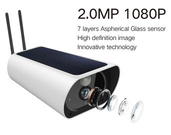 3/4G HD 태양 야외 감시 카메라 850nm IR 레이는 64GB TF 카드를 지원합니다