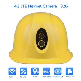 IP67은 1080P 실시간 데이터 업로드와 착용할 수 있는 4G 안전 헬밋 카메라를 방수 처리합니다