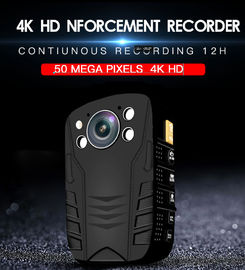HDMI와 에이브이 잭과 1290P HD 경찰 와이파이 신체 카메라, P2P GPS 카메라 레코더