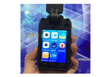 4G 경찰 시신 닳아 해진 카메라 / 2.8 인치 화면 방수 IP66 와이파이 보안 카메라 140 도 각도