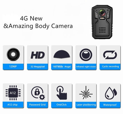 4G GSM 생형체 닳아 해진 카메라 암바레라 A12는 암호 통제력을 자릅니다