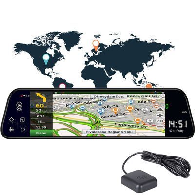Android8.1 차 DVR 1080P GPS 네비게이션 ADAS 캠코더 800 mah
