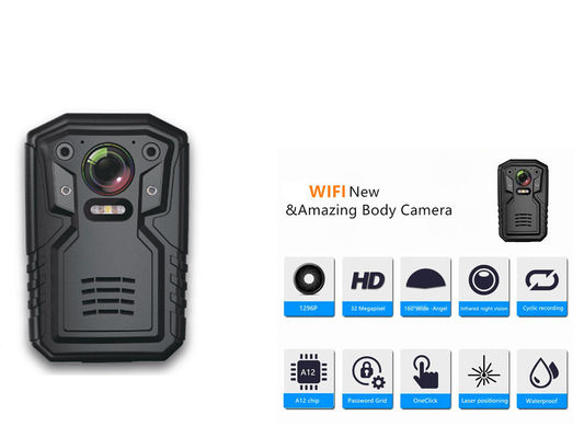 32GB 암바레라 A12 칩 본체 닳아 해진 카메라 GPS 적외선 야간 시력 가지고 다닐 수 있는 바디캠