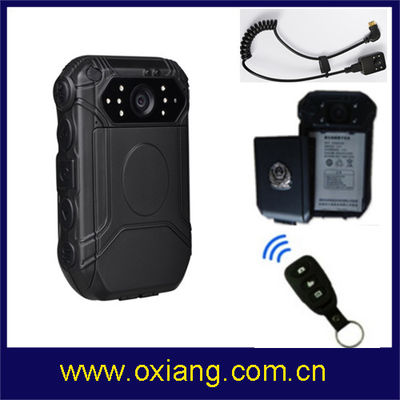 NTSC PAL과의 법률 집행 3600 mah 방수 웨어러블 카메라
