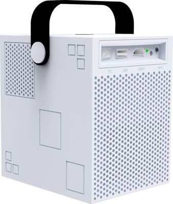Mali400 MP2 50000H LED 미니 휴대용 프로젝터 블루투스 4.0 FCC