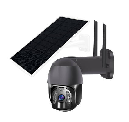 NTC 리튬 배터리 돔 4G PTZ 카메라 야간 시력 2.0MP 200W 850nm 적외선