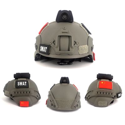 2.4GHZ GPS 헬멧 카메라 생방송 3600mAh 병사용