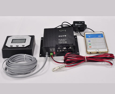 12V 24V 자동 식별 DC 배터리 충전기 MPPT 태양 충전 컨트롤러 20A명