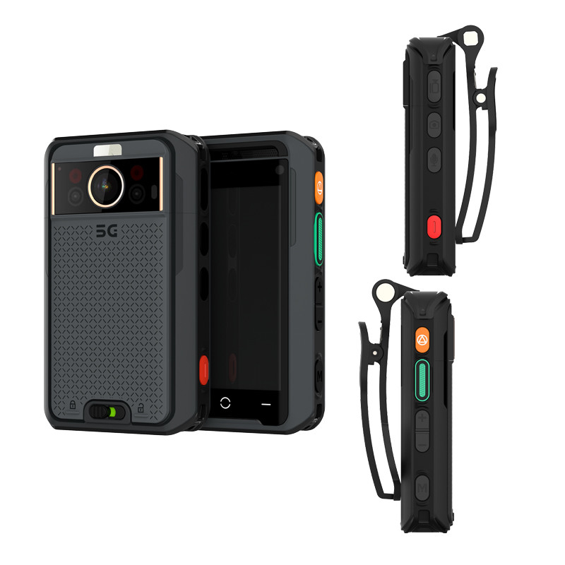 5G 4G 110도 경찰 착용 카메라 13MP 야간 시각 1080P 안드로이드 10.0 시스템