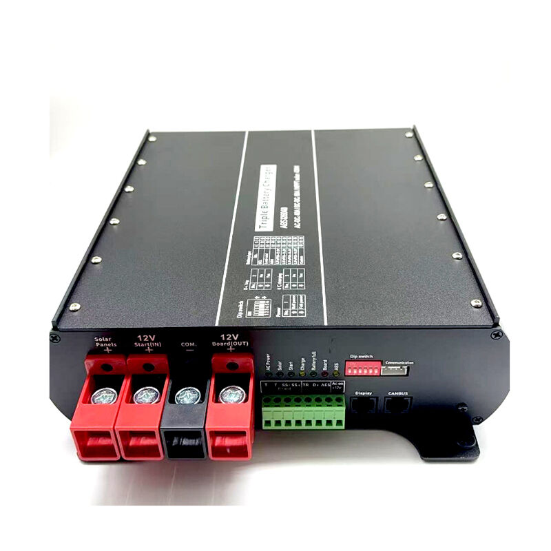 올바른 배터리 유형 선택 및 적절한 환기를 강조하는 통합 안전 지침이 포함된 DC 배터리 충전기