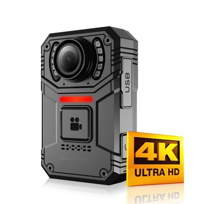 4K HD 법 집행 보안 보디캠 2500mAh 배터리 2인치 디스플레이