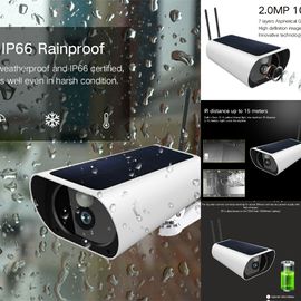 IR 기능과 4G 태양 와이파이 보안 카메라 1080P 2 메가 화소 야간 시력