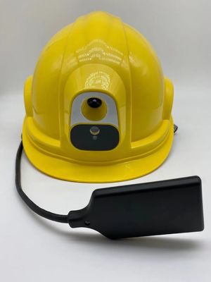 카메라와 안드로이드 시스템 4G 비디오 헬멧을 측정하는 온도 헬멧