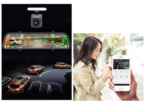 반대 파킹 견해 DVR 자동차 카메라와 듀얼 기세 카메라 4G ADA 12.0 